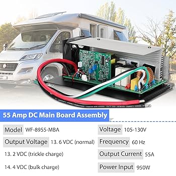 Amazon.com: WF-8955-MBA 55 Amp RV Power Converter Fit for